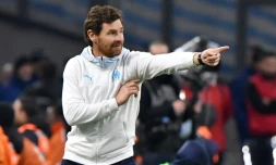 L'entraîneur portugais de Marseille, André Villas-Boas, lors du match de Ligue 1 face à Angers, au Vélodrome, le 25 janvier 2020