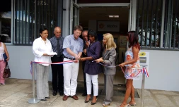 Un nouvel espace inauguré au Centre de Traitement du Courrier Colis de La Réunion: le Carré Entreprises.