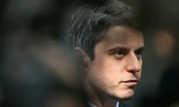 Gabriel Attal le 1er mai 2026 à Vanves, dans les Hauts-de-Seine
