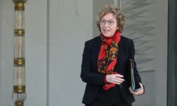 La ministre française du Travail Muriel Pénicaud à sa sortie de l'Elysée, le 28 février 2018