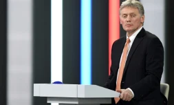 Dmitry Peskov, porte-parole du Kremlin, le 23 décembre 2021 à Moscou