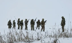Recrues ukrainiennes à l'entraînement, le 29 décembre 2025 (photo des forces armées ukrainiennes)