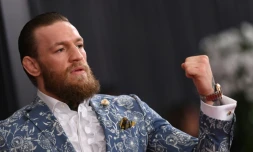 L'Irlandais Conor McGregor, vedette des arts martiaux mixtes, lors de la 62e cérémonie des Grammy Awards le 26 janvier 2020 à Los Angeles. 