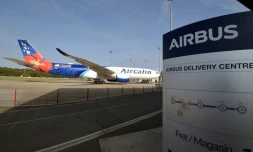 Centre de livraison des Airbus à Colomiers, à côté de Toulouse, le 27 septembre 2019