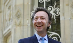 Le journaliste Stéphane Bern à Port-Marly, près de Paris, le 16 septembre 2017