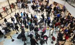 L'aéroport international de Salt Lake City, le 14 décembre 2015