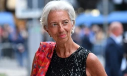 La directrice du FMI, Christine Lagarde, arrive au G7, le 11 mai 2017 à Bari, en Italie