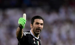 Le gardien de la Juventus Gianluigi Buffon lors du match face à Madrid le 11 avril 2018