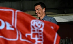 Le Premier ministre espagnol Pedro Sanchez après les élections générales, le 23 juillet 2023 à Madrid