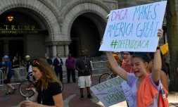 Manifestation en faveur du programme DACA, le 5 septembre 2017 à Washington