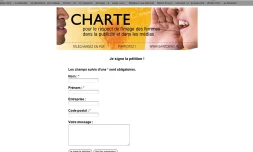 Charte pour le respect de l'image des Femmes