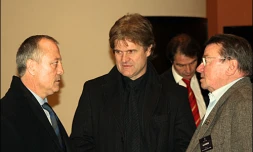 Bernard Lacombe et Didier Six (Photo : Fédération française de football)