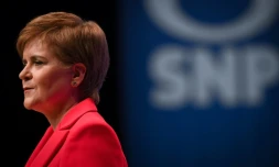 L'ex-dirigeante indépendantiste écossaise Nicola Sturgeon, le 10 octobre 2022 à Aberdeen