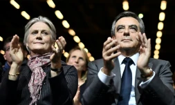 Penelope et François Fillon, le 27 novembre 2016 à Paris