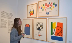 Des dessins de l'artiste néerlandais, Dick Bruna, auteur de Miffy, présentés le 3 février 2016