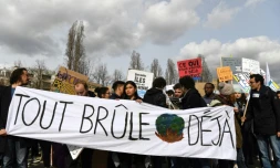 Manifestation des jeunes pour le climat, à Paris, le 8 mars 2019
