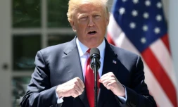 Le président américain Donald Trump à Washington, le 30 avril 2018