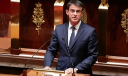 Le Premier ministre Manuel Valls à l'Assemblée nationale, le 12 mai 2016
