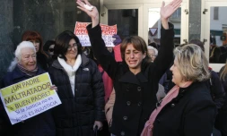 Juana Rivas, une mère espagnole à Macarena en décembre 2016 en Espagne