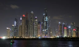 Vue de la marina de Dubaï