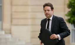 Le secrétaire d'Etat chargé de la promotion du tourisme, Matthias Fekl, à son arrivée le 16 juillet 2016 à l'Elysée à Paris