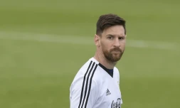 Lionel Messi et l'Argentine préparent leur entrée en Coupe du monde, ici au camp de base de Bronnitsy, près de Moscou, le 11 jiun 2018