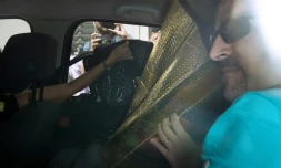 Wojcieh Janowski, gendre de la milliardaire Hélène Pastor assassinée en 2014 arrive au tribunal de Marseille, le 27 juin 2014