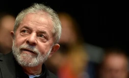 L'ancien président brésilien Luiz Inacio Lula le 29 août 2015 à Belo Horizonte