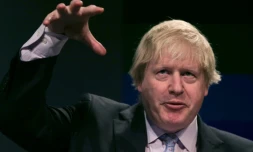Discours de Boris Johnson, alors ministre des Affaires étrangères, devant la Chambre de commerce britannique à Londres en février 2017