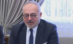 Le sénateur Joël Guerriau, mis en examen car soupçonné d'avoir drogué une députée à son insu, a été suspendu par son parti Horizons et son groupe parlementaire.