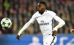 Le milieu gauche Blaise Matuidi lors du dernier match du du PSG en Ligue des champions à Bâle, le 23 novembre 2016