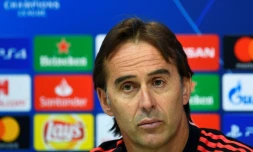 L'entraĂźneur du Real Madrid Julen Lopetegui Ă Madrid, le 22 octobre 2018