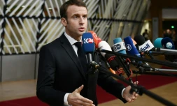 Emmanuel Macron dimanche 25 novembre 2018 Ă Bruxelles