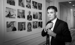 Olivier Faure, ici le 5 avril 2018 est officiellement devenu le 13e premier secrétaire du PS le 7 avril 2018