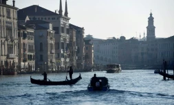 Le Grand Canal à Venise le 8 avril 2017