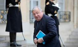 Le président du Sénat Gérard Larcher, arrivant à l'Elysée, à Paris, le 6 mars 2019