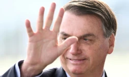 Le président brésilien Jair Bolsonaro à Brasilia, le 6 mai 2020