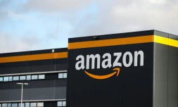 Un entrepôt d'Amazon en novembre 2019 à Brétigny-sur-orge, dans l'Essonne