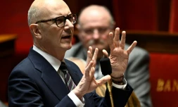 Le ministre de l'Economie et des Finances, Roland Lescure, le 10 décembre 2025 à l'Assemblée nationale