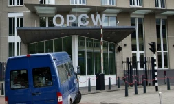 Le siÚge de l'OIAC à La Haye, le 31 août 2013