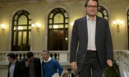 Le président catalan indépendantiste Artur Mas, à Barcelone le 1er octobre 2015