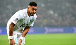 Le milieu de l'OM Dimitri Payet lors du match de L1 contre le PSG au Parc des Princes, le 27 octobre 2019