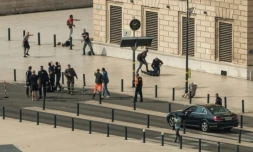 La police neutralise un assaillant près de la gare Saint-Charles à Marseille le 1er octobre 2017