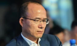 Guo Guangchang, président du conglomérat chinois Fosun, propriétaire du Club Med, le 25 juin 2015 à Hangzhou, dans la province du Zhejiang
