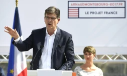 Arnaud Montebourg Ă "La fĂȘte de la Rose", le 21 aoĂ»t 2016 Ă Frangy-en-Bresse