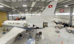 Le Centre de formation par apprentissage des métiers de l'aérien à Bonneuil-en-France, le 27 janvier 2021