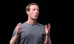 Mark Zuckerberg, patron-fondateur de Facebook, lors d'une conférence de presse à la veille de l'ouverture du Congrès mondial du mobile à Barcelone, en Espagne le 21 février 2016