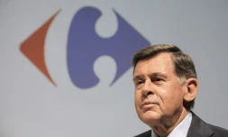 L'ex PDG de Carrefour Georges Plassat à Paris en juillet 2014