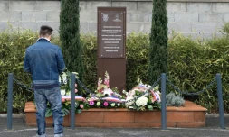 Mémorial en hommage au parachutistes tués en 2012 par Mohamed Merah, à Montauban le 15 mars 2017 