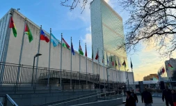 Le siÚge des Nations Unies à New York, le 18 décembre 2025